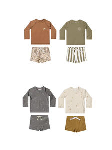 Set pakaian renang anak laki-laki, pakaian renang anak laki-laki dua potong cepat kering musim panas kualitas tinggi - Product Image 3