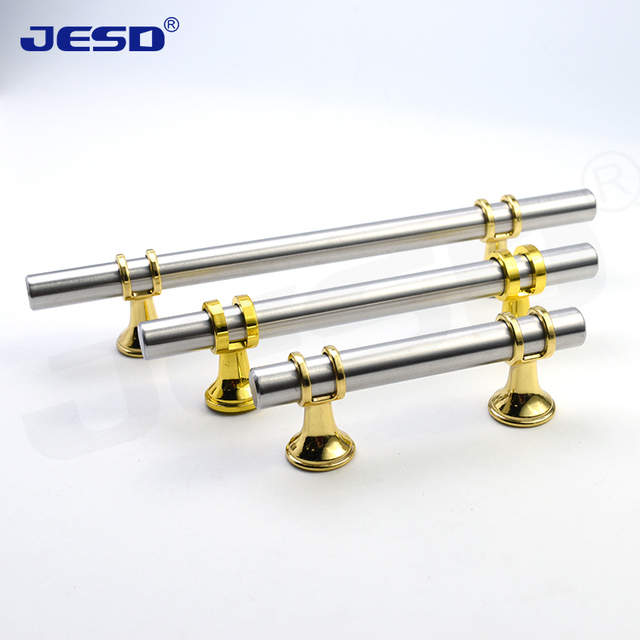 Luxury Shape Quality Stainless Steel Hollow Solid Wardrobe Cabinet Drawer Handle Furniture Accessories Cupboard Door Pull Handle