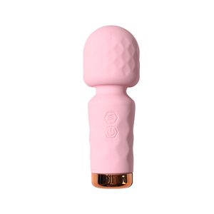 Hete Aanbieding Fabrieksgroothandel Erotische 10 Frequentie Mini Formaat Roze Lady Wand Massager Vrouwelijke Masturbator Seks Speelgoed - Product Image 4