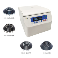 MKE Centrifuge Laboratorium Universal Portabel Ukuran Kecil untuk Meja dengan Kapasitas 12x20ml Kecepatan Rendah (2ml-50ml)