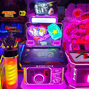 Máquina de Juego de Golpear con Monedas, Juego de Arcade para Medir la Fuerza de Golpeo con Canje de Boletos para Niños - Product Image 1