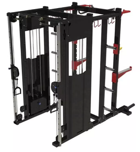 Équipement de gymnastique Multi Smith Dual Pulley Chin Dip up Cable Crossover Squat Rack Functional Trainer - Product Image 1