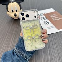 Coque de téléphone de luxe CA avec paillettes de diamant pour iPhone 17 Pro Max/17 Air 16 15 14 13 Pro 16 Plus 11 Pro Max