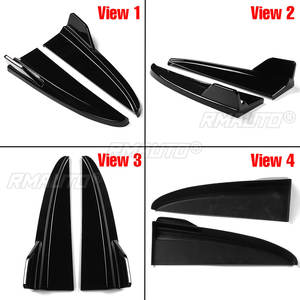W205 <b>Car</b> Rear Bumper Splitter Lip <b>Diffuser</b> Body Kit Spoiler Aprons <b>for</b> Mercedes <b>for</b> Benz W205 C180 C200 C260 C43 AMG 2015-2021 - Product Image 2