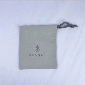 High Quality Custom Logo Printed Organic Cotton Dust Bag Canvas <b>Drawstring</b> <b>Pouch</b> Bag for Candle Gifts Handbag Shoe - Product Image 5