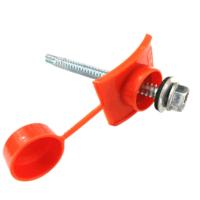 Bouchons de vis en PVC ASA imperméables pour vis à tête hexagonale de toiture auto-perceuses utilisées pour les tuiles de toit