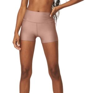 Shorts de Yoga Ecológicos de Cintura Alta Premium al por Mayor Personalizados OEM, Leggings Casuales Antiarrugas para Gimnasio para Mujer - Product Image 5