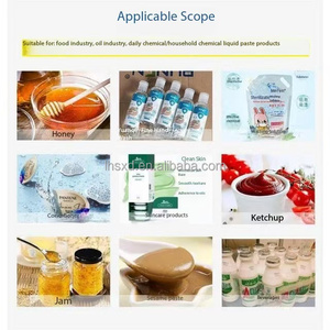 Remplisseuse semi-automatique certifiée CE pour base de fondue chinoise/sauce chili, plage de remplissage 50-1000 ml, trémie 40 L, acier inoxydable 304 - Product Image 6