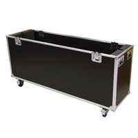 Étuis de vol TV 40 "à 85" personnalisés Étuis pour écran LCD-LED-Plasma Boîtier ATA pour écrans de moniteur TV à écran plat unique avec roues