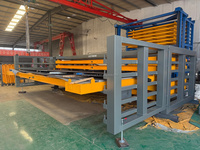 Schwerlast-Schiebeplattengestell aus Stahl, Industrielles Lagerregalsystem mit 5-lagigen Rostschutz-Aufbewahrungsregalen