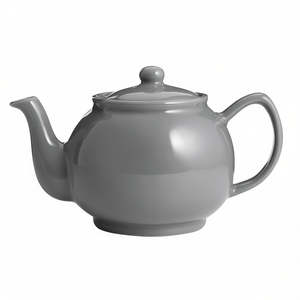 Price & Kensington <b>Teapot</b> Accents Gray <b>Ceramic</b> 24 Oz Tea Pot For Brewing Hot Tea - Product Image 2