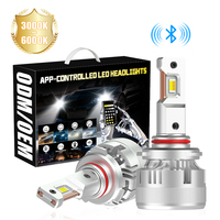 Gview G18W Application intelligente pour contrôler les ampoules de phare LED Hb4/Hb3 Ensemble de 130W 40000Lm 6000K 12V Nouvelle mise à niveau de l'éclairage automobile