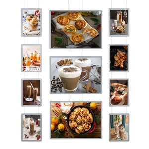 Bingkai aluminium Restoran Menu <span class=keywords><strong>Led</strong></span> pesan tanda iklan Real Estate akrilik lampu latar kotak cahaya <span class=keywords><strong>Led</strong></span> Panel - Product Image 2