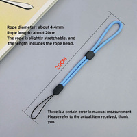 Dragonne anti-chute pour téléphones, sangle en polyester réglable et durable, support sécurisé pour appareils iPhone et Android