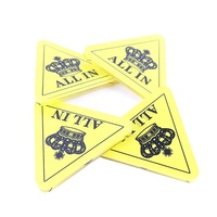 Approvisionnement d'usine acrylique clair tout dans la salle de poker accessoires de table de jeu bouton de concessionnaire de casino garde de poker