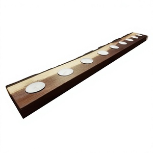 Wooden Rectangular Handmade <b>Tea</b> Light Holder Candle <b>Stand</b> Brown Eco-Friendly Durable Christmas Home Decor Customized Logo Safe - Product Image 1