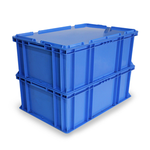 Euro standard stackable plastic storage crate box plastic moving box containers
