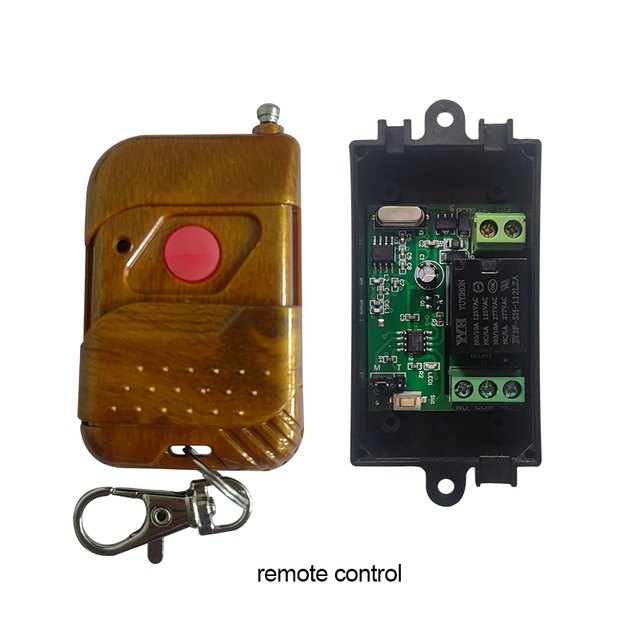 433Mhz Frequency Remote Control Receiver Single Channel Learning for Code Point-to-point Self-locking Interlock Switching