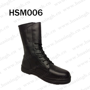 XC, bottes tactiques françaises en cuir gaufré à deux boucles, bottes de <span class=keywords><strong>jungle</strong></span> à semelle en caoutchouc anti-humidité, HSM266 - Product Image 5