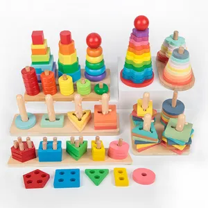 Puzzle 3d en bois, aux formes géométriques pour enfant, nouvelle planche intelligente, jouet éducatif, pour apprentissage de bébé, pièces