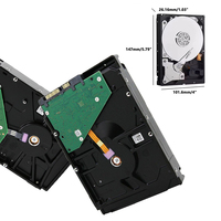 Disque dur de surveillance pour serveur ST8000VX009 8 To 3,5 pouces reconditionné SATA 6 Gbit/s 256 Mo de cache 5400 tr/min 24/7 NVR DVR CMR