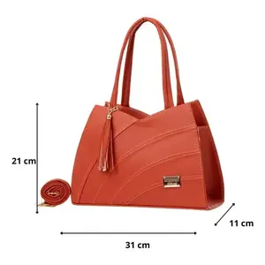 Bolso de Mano Tipo Clutch para Mujer Fana Kanya, Diseño con Pedrería Roja, Decoración con Borlas, Correa Extraíble, Ideal para Fiestas y Bodas - Product Image 4