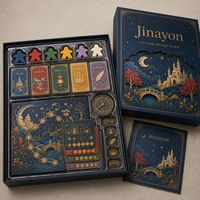 Jeu de société personnalisé sur le thème des contes de fées européens, jeu de stratégie familial, plateau de voyage pliable imprimé pour les musées et les cadeaux