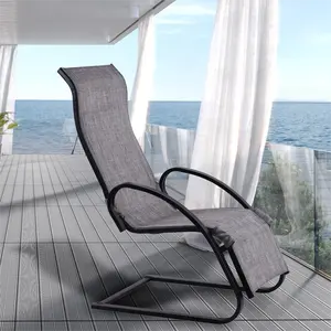 Стул-раскладушка для гостиной и террасы, Широкое Кресло для отдыха на улице или в помещении, легкое кресло из текстиля с подушками в форме консоли