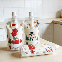 Pochette à bec verseur YSH Performance pour boisson, impression en héliogravure, plastique PE de qualité alimentaire aseptique, personnalisable, facile à transporter