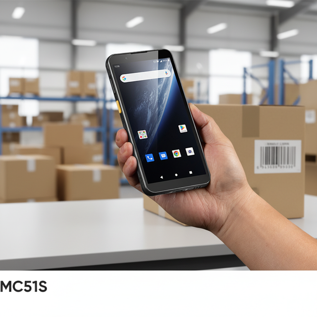 Chainway MC51S 4G Mobile Computer Android 16 Rugged Smart Phone 4+64GB 2D Barcode Scanner With Nfc Data Collector for Inventory