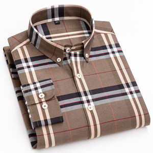 Camicie da <span class=keywords><strong>uomo</strong></span> OEM/ODM Camisas Hombre 2024 la nuova <span class=keywords><strong>tendenza</strong></span> da <span class=keywords><strong>uomo</strong></span> della camicia Casual a maniche lunghe a quadri a quattro colori <span class=keywords><strong>abbigliamento</strong></span> da <span class=keywords><strong>uomo</strong></span> - Product Image 3