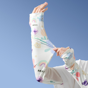 <span class=keywords><strong>Fiori</strong></span> di moda sole proteggere le donne personalizzate anti-uv ciclismo all'aperto raffreddamento ghiaccio maniche del <span class=keywords><strong>braccio</strong></span> di seta - Product Image 4