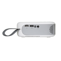 Mini projecteur, projecteur de film WiFi portable HD 720P, projecteur vidéo extérieur de cinéma maison avec sac de transport