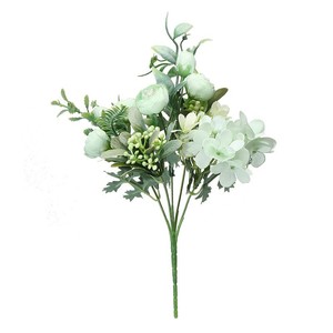 Alta calidad nórdico Rosa simulación flor pared telón de fondo boda novias celebración Hortensia peoní<span class=keywords><strong>a</strong></span> venta al por mayor <span class=keywords><strong>flores</strong></span> artificiales - Product Image 5