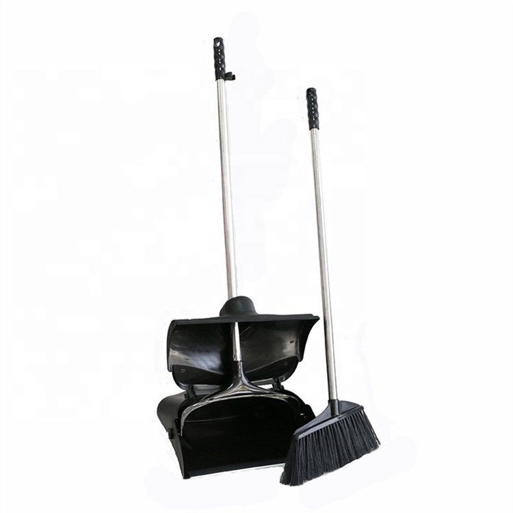 Набор метлы с длинной ручкой и пылесборника для домашнего использования