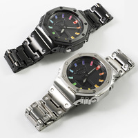 Kit de modification de bracelet et de boîtier de montre en acier inoxydable haut de gamme pour Casio GA2100 GM5600 DW5600 G Shock Accessoires de montre