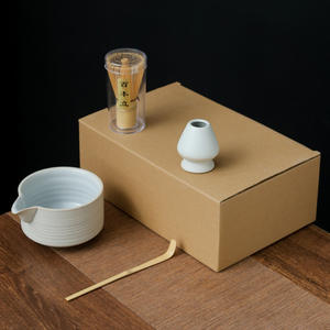 Juego de Té Matcha de Porcelana Estilo Japonés Japandi Hecho a Mano con Batidor, Tazón y Soporte para Batidor para Ceremonia del Té - Product Image 6