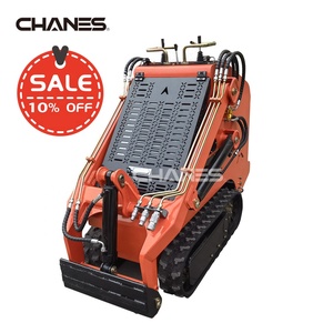 特別オファー中古14hp EPAエンジンミニスキッドステア追跡ローダー中国30インチワイドミニローダーバケットアタッチメントプロモーション - Product Image 1