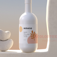 Étiquettes autocollantes en papier blanc imperméable à l'eau avec logo personnalisé étiquettes adhésives pour bouteille de vin de boisson pour whisky et vodka