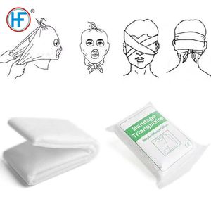 القطن مبيض الإسعافات الأولية الطبية خلع الملابس مثلث القطن الثلاثي ضمادة - Product Image 3