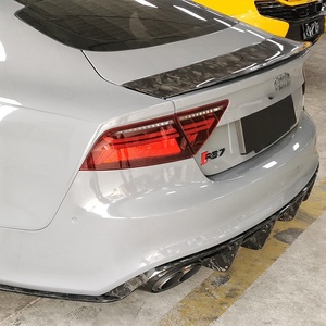 Difusor trasero de fibra de carbono preimpregnada estilo Aubu para <span class=keywords><strong>Audi</strong></span> RS7 <span class=keywords><strong>C7</strong></span> 2017 2018 - Product Image 5