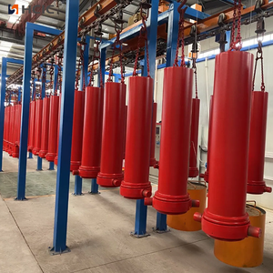 Cylindre <span class=keywords><strong>hydraulique</strong></span> <span class=keywords><strong>télescopique</strong></span> avant complet pour solution de basculement de camions-bennes 5-100 tonnes 250 bars - Product Image 5