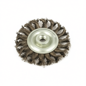 แปรงกลม M14 ลวดเหล็ก 9000 กิริ มิน สำหรับขัดโลหะ - Product Image 2