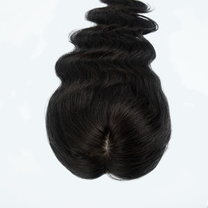 Nouveautés : Prothèse capillaire en filet avec cuticules alignées pour femmes blanches, cheveux vierges naturels européens en stock - Product Image 3