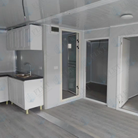 Maison préfabriquée de luxe extensible en conteneur, structure en acier certifiée 5, résistante aux intempéries, aux incendies et aux ouragans, modulaire et résistante aux intempéries.