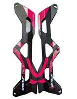 YSMLE Soldes Flash 110mm 3 Roues Patins en Ligne Haute Performance Aluminium Vitesse Professionnelle Adulte Fitness
