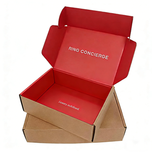 Custom Size Logo Printed Rigid Shipping Boxes for E-Commerce - Black Corrugated Cardboard Hat Cloth Packaging Boxes - Product Image 2