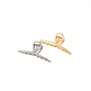 Pince à cheveux en métal à griffes croisées, 11 cm, pour femmes, accessoires capillaires - Product Image 2