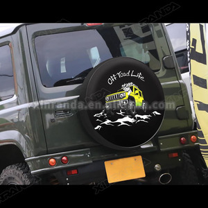 Nuevo producto 2025 cubierta de neumático de repuesto PU cubierta de rueda de repuesto 195-80/R15 15 pulgadas para Suzuki Jimny JB64 JB74 JC74 2019 2020 2021 <span class=keywords><strong>2018</strong></span> - Product Image 4