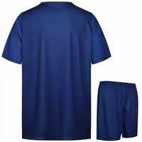 Ensemble de maillot de football d'été respirant sur mesure, taille plus, maillot de football à manches courtes, 100% polyester